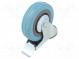 Transport wheel  Ø  100mm  W  25mm  H  130mm  torsional with lock