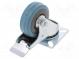 Transport wheel  Ø  50mm  W  17mm  H  69mm  torsional with lock