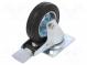 Transport wheel  Ø  100mm  W  25mm  H  128mm  torsional with lock