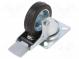 Transport wheel  Ø  80mm  W  25mm  H  105mm  torsional with lock