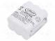 Re-battery  Ni-MH  AA  7.2V  1500mAh  soldering lugs  46x30x52mm