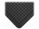 Anti fatigue mat  Width  0.6m  L  0.9m  Mat  rubber  Colour  black