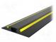 Cable protector  Width  68mm  L  9m  Mat  PVC  H  11mm  Chambers  1