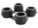 Mounting coupler  Mat  rubber  Colour  black  Series  Ringmat
