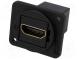 Coupler  HDMI socket,both sides  shielded  Case  XLR standard