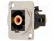 Coupler  RCA socket,both sides  Case  XLR standard  19x24mm