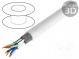 Wire  S/FTP  7  industrial Ethernet  stranded  Cu  LSZH  white  100m