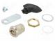Lock  zinc alloy  20mm  nickel  Actuator material  steel