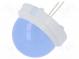 LED  20mm  blue  480÷1700mcd  120°  No.of term  2  5÷20mA  10.5÷11V