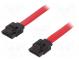 Cable  SATA  SATA L-Type plug x2  900mm  red