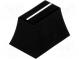 Knob  slider  Colour  black  20x14x13mm  Mat  plastic
