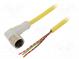 Connection lead  M12  PIN  3  angled  10m  plug  -25÷70°C  IP67  CSA