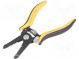Stripping tool  Wire dia 0.81÷2.59mm  10÷20AWG  Length 168mm