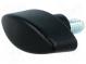 Knob wing  Ext.thread  M6  10mm  H  20mm  polyamide  W  32mm