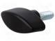 Knob wing  Ext.thread  M6  16mm  H  20mm  polyamide  W  32mm