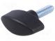 Knob wing  Ext.thread  M6  20mm  H  20mm  polyamide  W  32mm