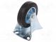 Transport wheel  Ø  100mm  W  25mm  H  128mm  rigid  70kg  rubber