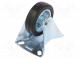 Transport wheel  Ø  80mm  W  25mm  H  105mm  rigid  50kg  rubber  CSG