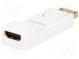 Adapter  DisplayPort plug,HDMI socket  white