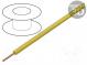 Wire  solid  Cu  0.2mm2  yellow  PVC  60V  100m