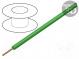 Wire  solid  Cu  0.2mm2  green  PVC  60V  100m