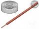 Wire  stranded  Cu  0.25mm2  red  PVC  100V  10m  Class  5