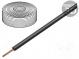 Wire  stranded  Cu  0.25mm2  black  PVC  100V  10m  Class  5