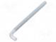Hook  straight  steel  zinc  Thread len  74mm  Overall len  90mm