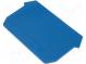 End piece  blue  UDK4 connectors  Width  1.5mm  polyamide  UL94V-2
