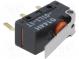 Microswitch SNAP ACTION  with lever  SPDT  0.1A/125VAC  ON-(ON)