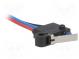 Microswitch SNAP ACTION  with lever  SPDT  0.1A/125VAC  2A/12VDC