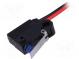 Microswitch SNAP ACTION  with lever  SPST-NC  0.1A/125VAC  Pos  2