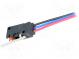 Microswitch SNAP ACTION  with lever  SPDT  0.1A/125VAC  ON-(ON)