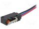Microswitch SNAP ACTION  with lever  SPDT  0.1A/125VAC  ON-(ON)