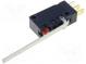 Microswitch SNAP ACTION  with lever  SPDT  0.1A/125VAC  ON-(ON)