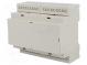 Enclosure  for DIN rail mounting  Y 90.2mm  X 106.25mm  Z 57.5mm