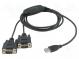 USB to RS232 converter  chipset FTDI/FT2232H  1.5m  USB 2.0
