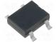 Single-phase bridge rectifier  Urmax 100V  If 1.5A  Ifsm 50A