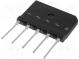 Three-phase bridge rectifier  Urmax 800V  If 25A  Ifsm 370A