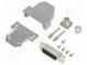 D-Sub  PIN  15  plug  female  soldering  for cable  black