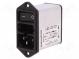 Connector  AC supply  socket  male  10A  250VAC  IEC 60320  0.3mH