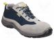 Shoes  Size  45  grey-blue  Mat  polyester,suede split leather
