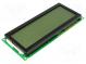 Display  LCD  alphanumeric  FSTN Positive  20x4  LED  Char 9.23mm