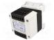 Transformer  mains  200VA  230VAC  24V  Leads  terminal block  DIN