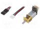 Motor  DC  with gearbox,with driver  3.5÷8VDC  Shaft  D spring