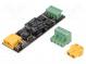 DC-motor driver  STM8S105,TLE5205  PWM,analog  3A  7÷12V  90x30mm