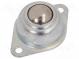 Ball casters  silver  Kit  ball,housing  screw  Ø  15mm  H  20mm