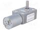 Motor  DC  with worm gear  6÷15VDC  1A  Shaft  D spring  32rpm  9mm
