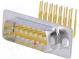D-Sub  PIN  15  socket  male  without cover,9,4mm standard  THT
