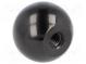 Ball knob  Ø  50mm  Int.thread  M12  21mm